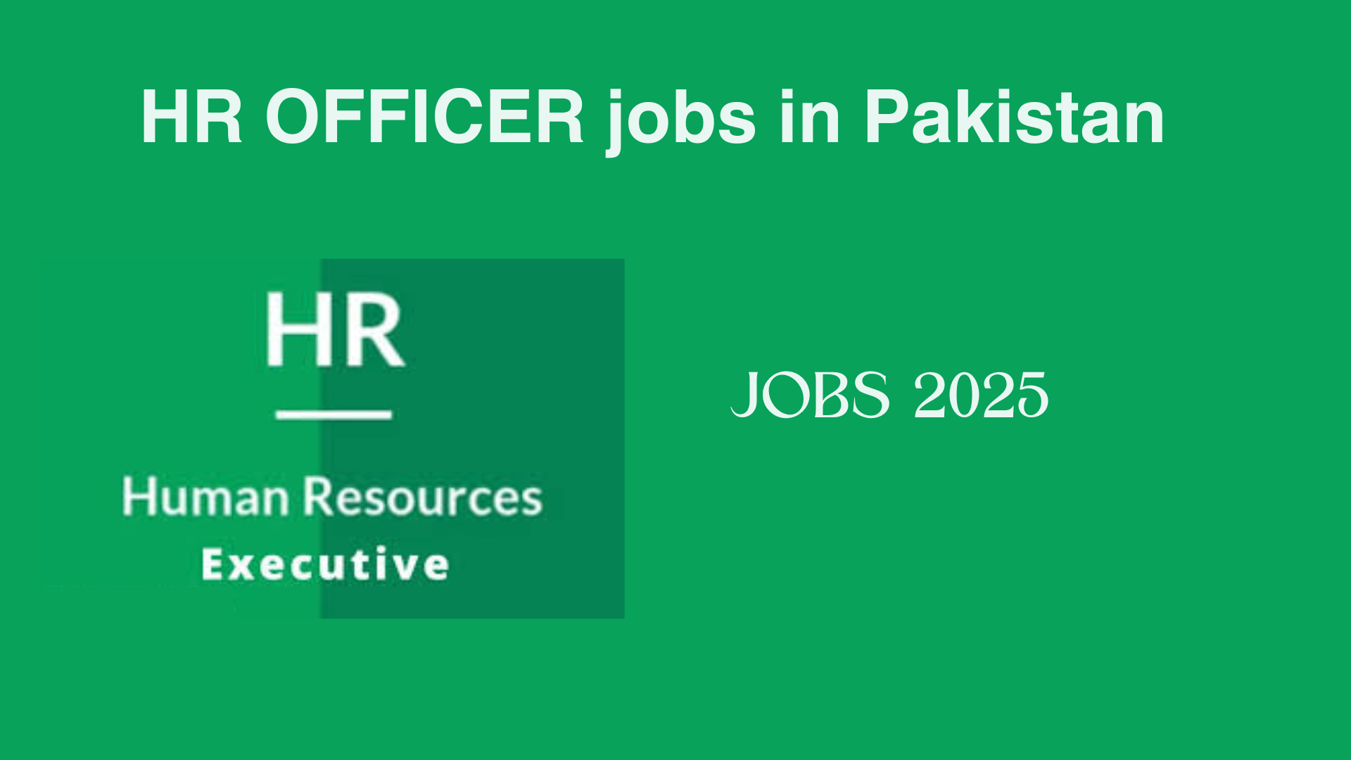 HR Officer Jobs