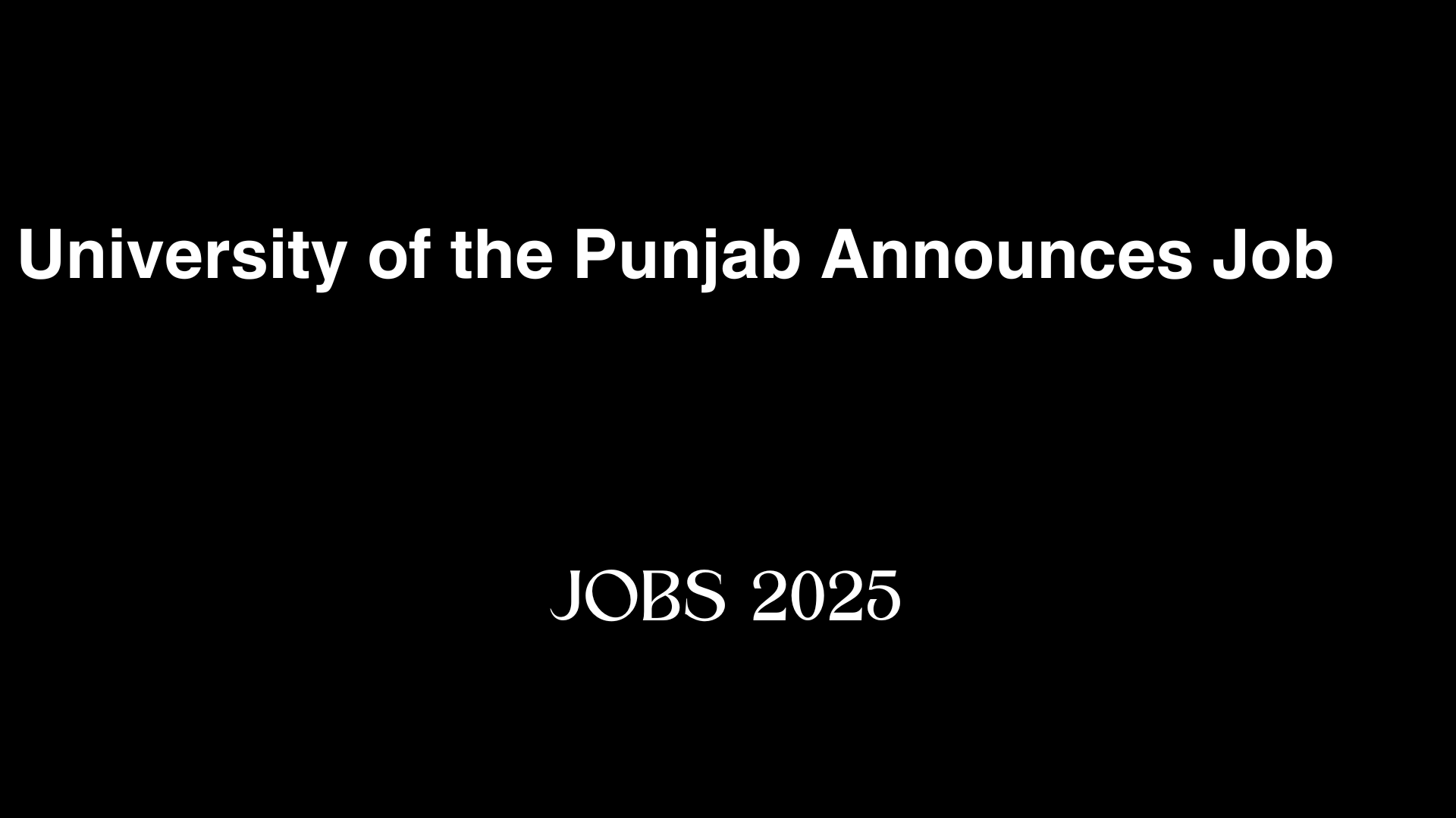 University of the Punjab